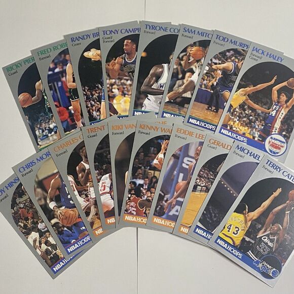 1990 NBA Hoops Basketball Cards Lot - 146 Cards Vintage - Picture 7 of 12